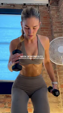 another week down! friday and sunday were rest days to help my body get prepared for my half marathon next weekend !!!! #workoutroutine #workoutmotivation #weekofworkouts #pilates #strengthtraining 