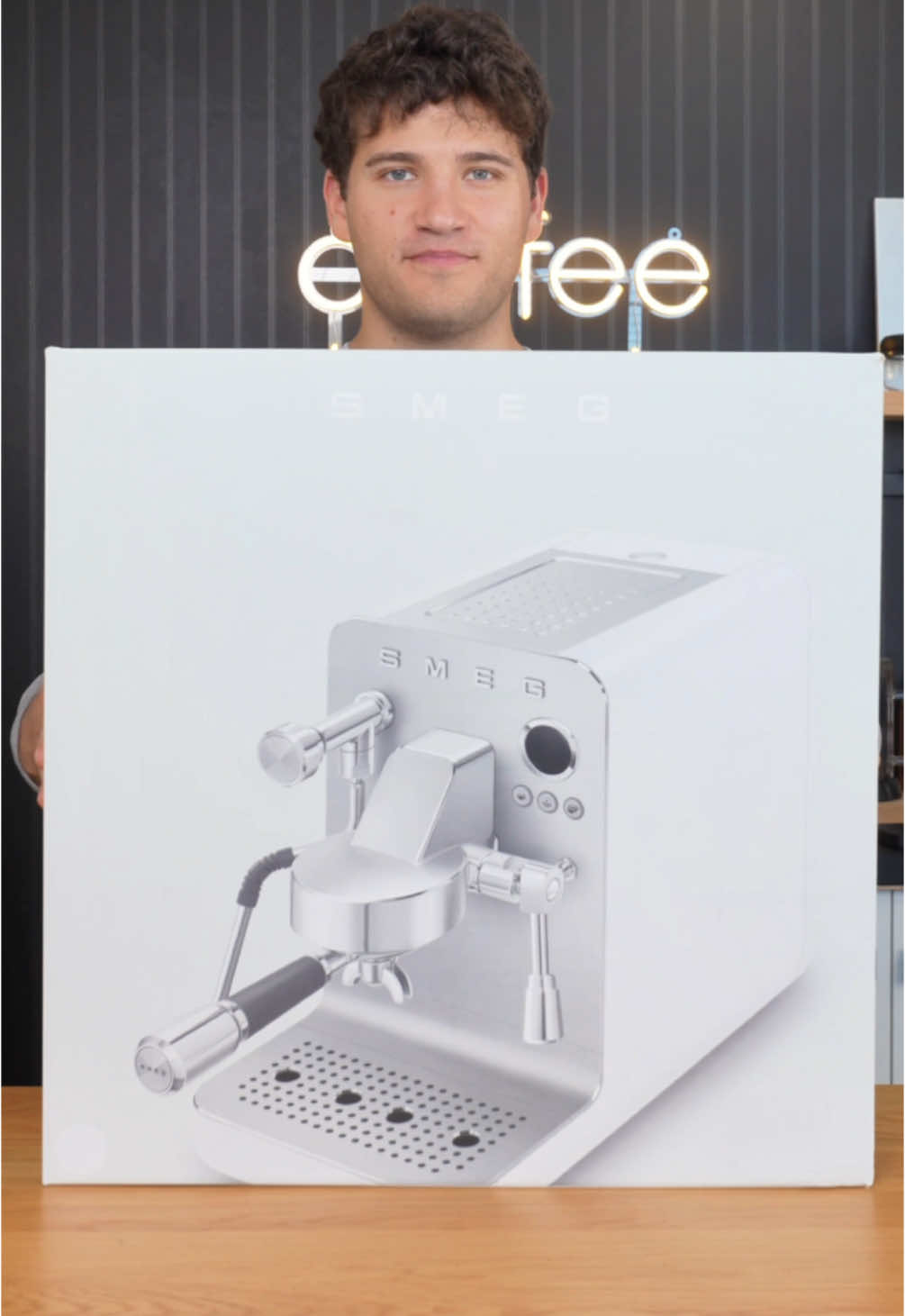 unboxing the new smeg espresso machine #coffee 