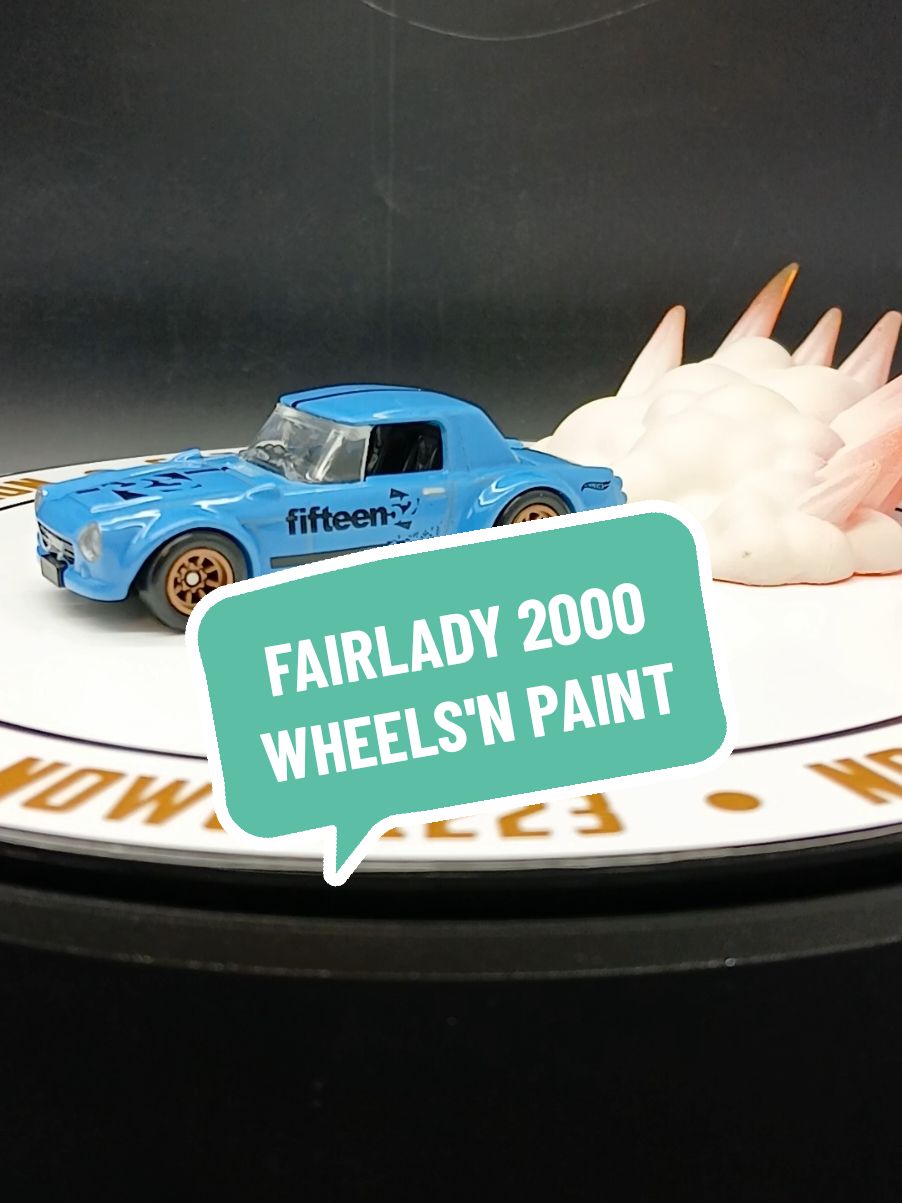 Nissan Fairlady 2000 Wheels n paint.  #diecastdaily #diecast #hotwheels #wheelswap 