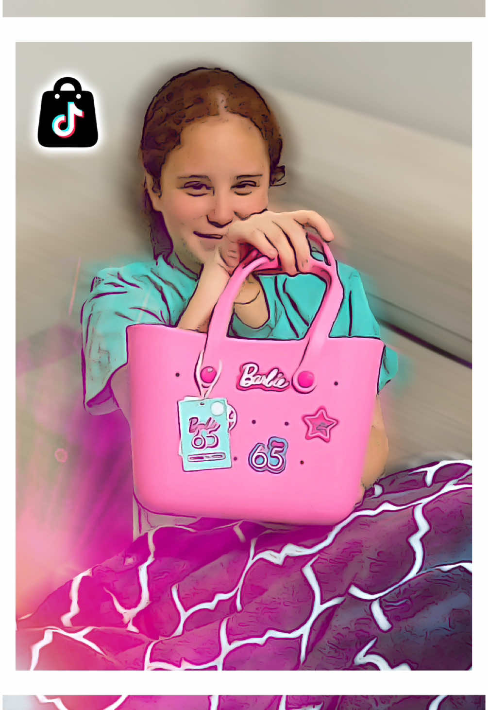 Kids Barbie Tote Bag para niñas  #barbie #bag #giftforgirls #fyp #TikTokShopHolidayHaul #toptierdecember 