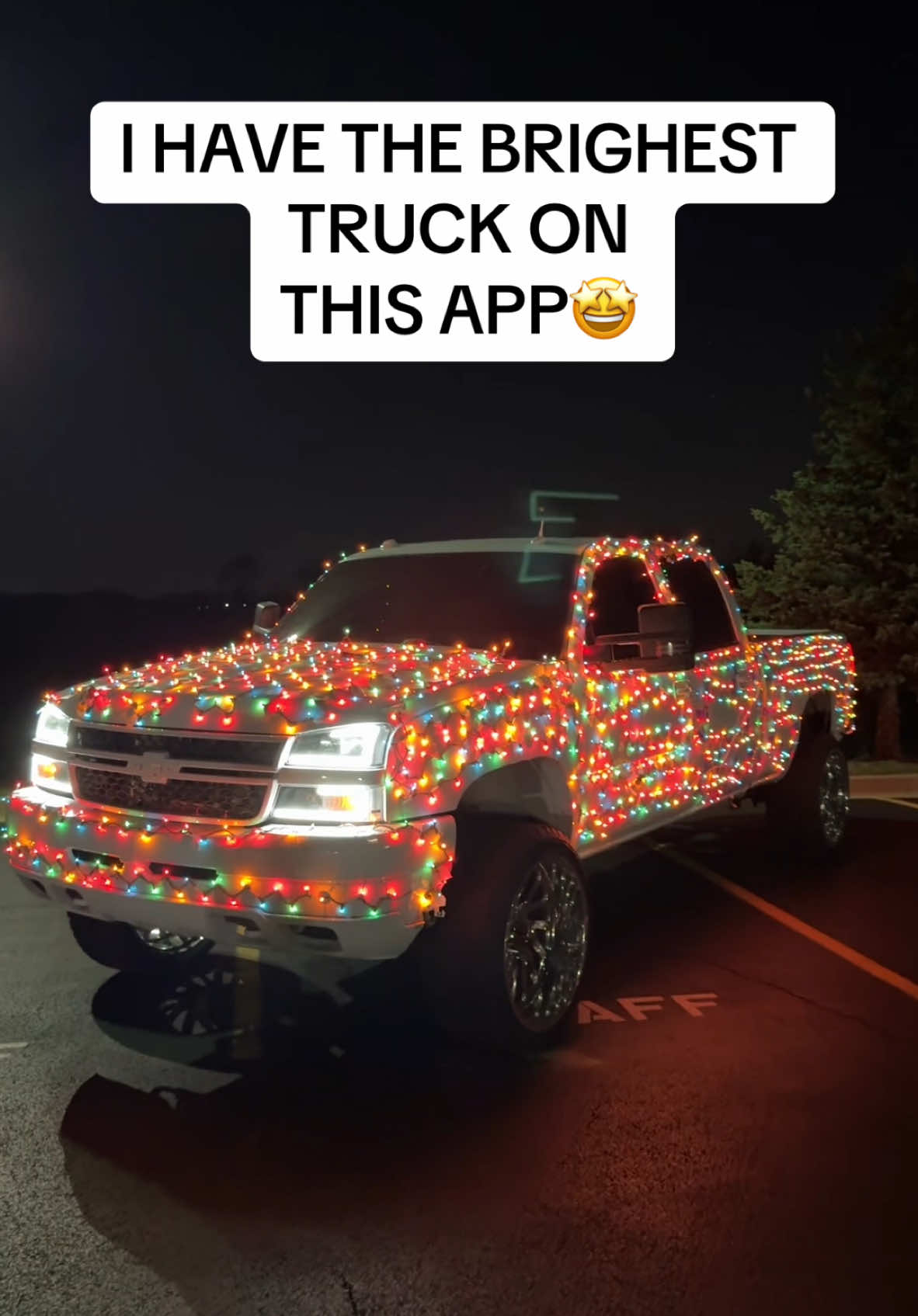 Christmas truck was a success😎 #truckmods #truckparts #projecttruck #dieseltruck #truckbuild 