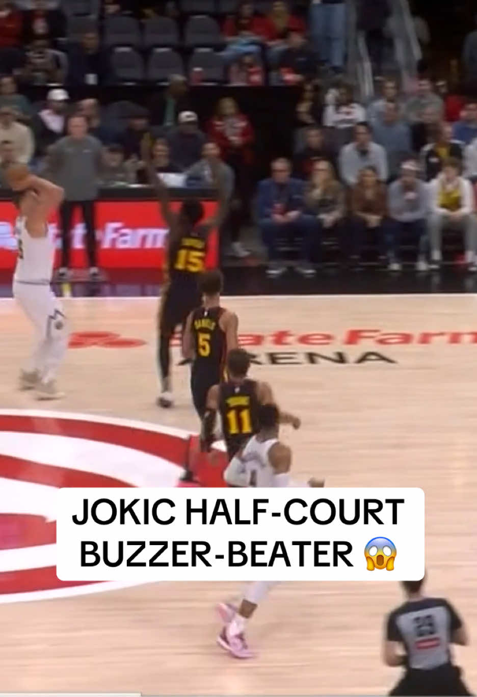 another day, another #nikolajokic highlight 🫨 #NBA #buzzerbeater #nuggets 