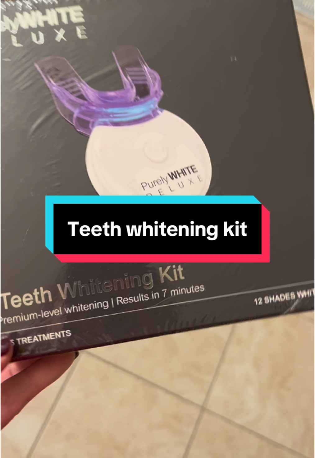 Have you tried the deluxe  whitening kit? Can’t wait to bust this open! #purelywhitedeluxe #purelywhite #purelywhiteteethpowder #purelywhiteteethbrighteningpowder 