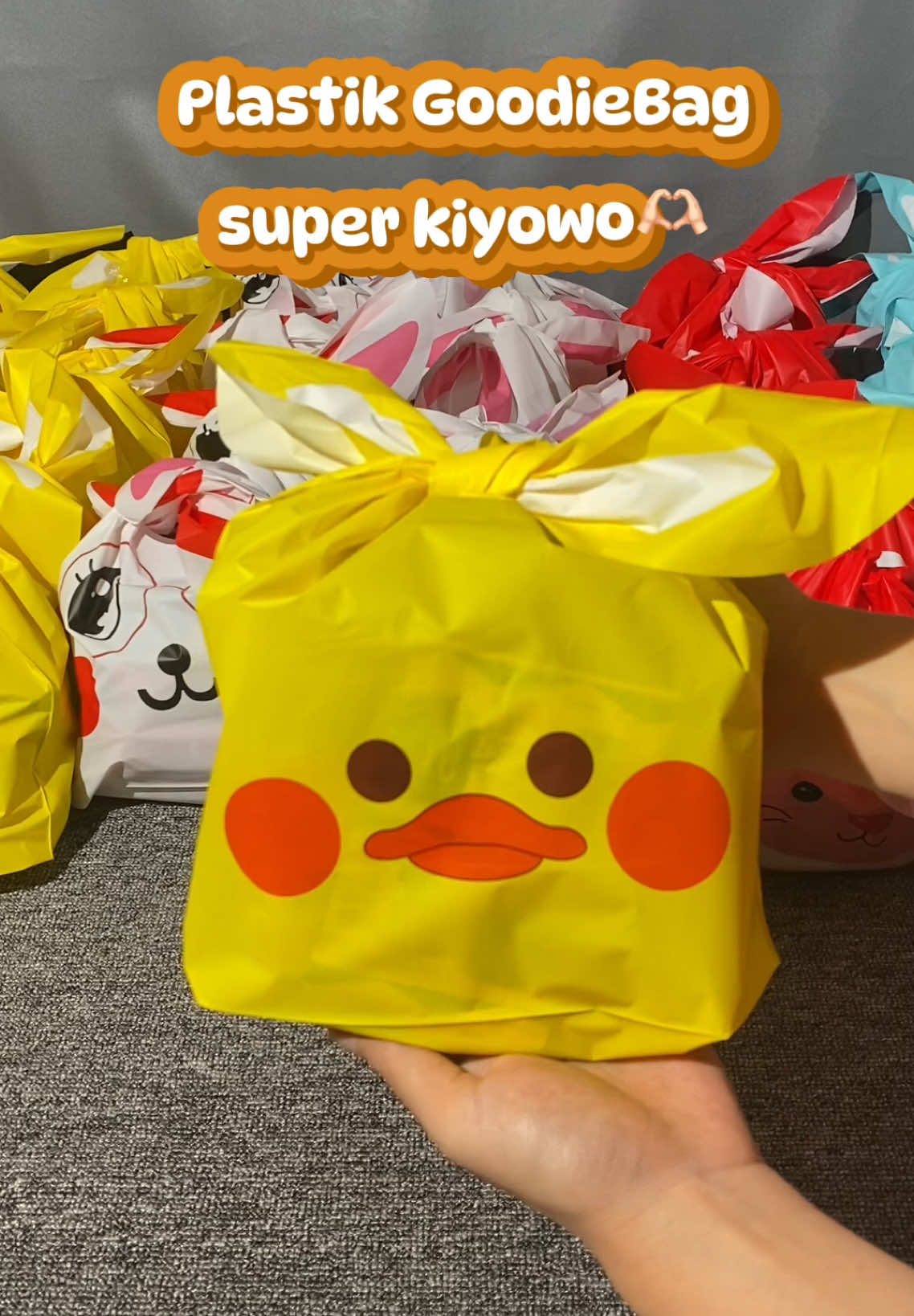 Plastik GoodieBag lucu😍 #goodiebag #snack #bingkisan #anak #fyp #foryou #viraltiktok 