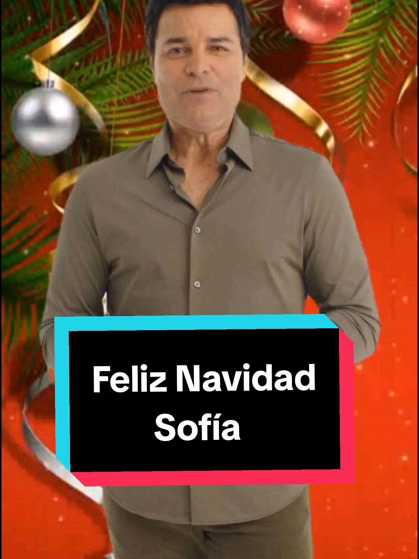 Feliz Navidad Sofía #feliznavidad #saludochayanne #fyp #viral #tendencia #añonuevo #chayanne 