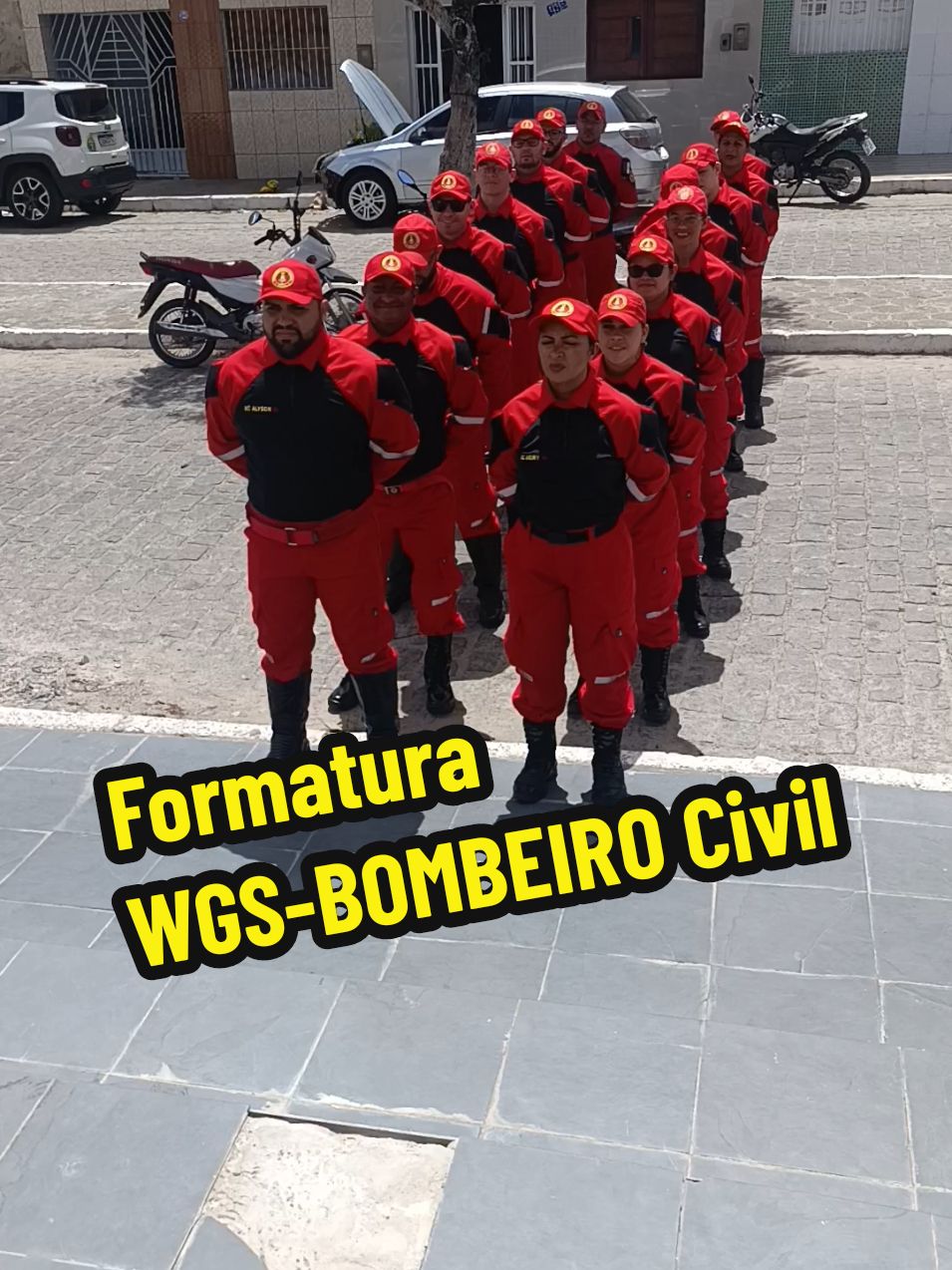 Formatura WGS-BOMBEIRO CIVIL Cupira #incentivador #motivação 