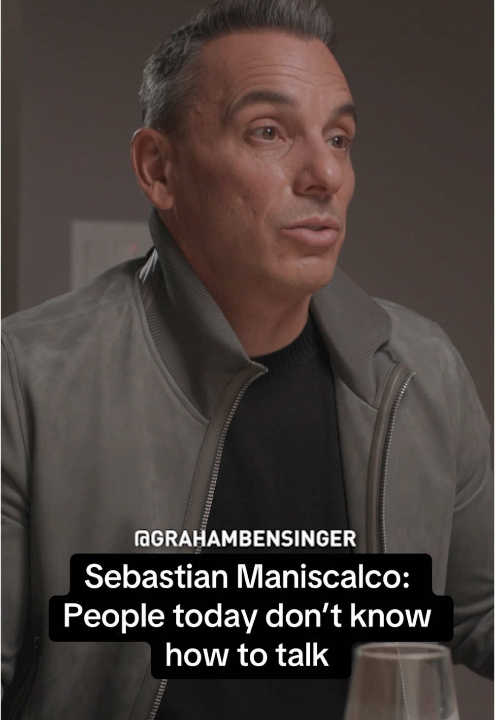 Sebastian Maniscalco on crafting his comedy and why people today just don’t know how to talk. #comedian #funny  @Sebastian Maniscalco 