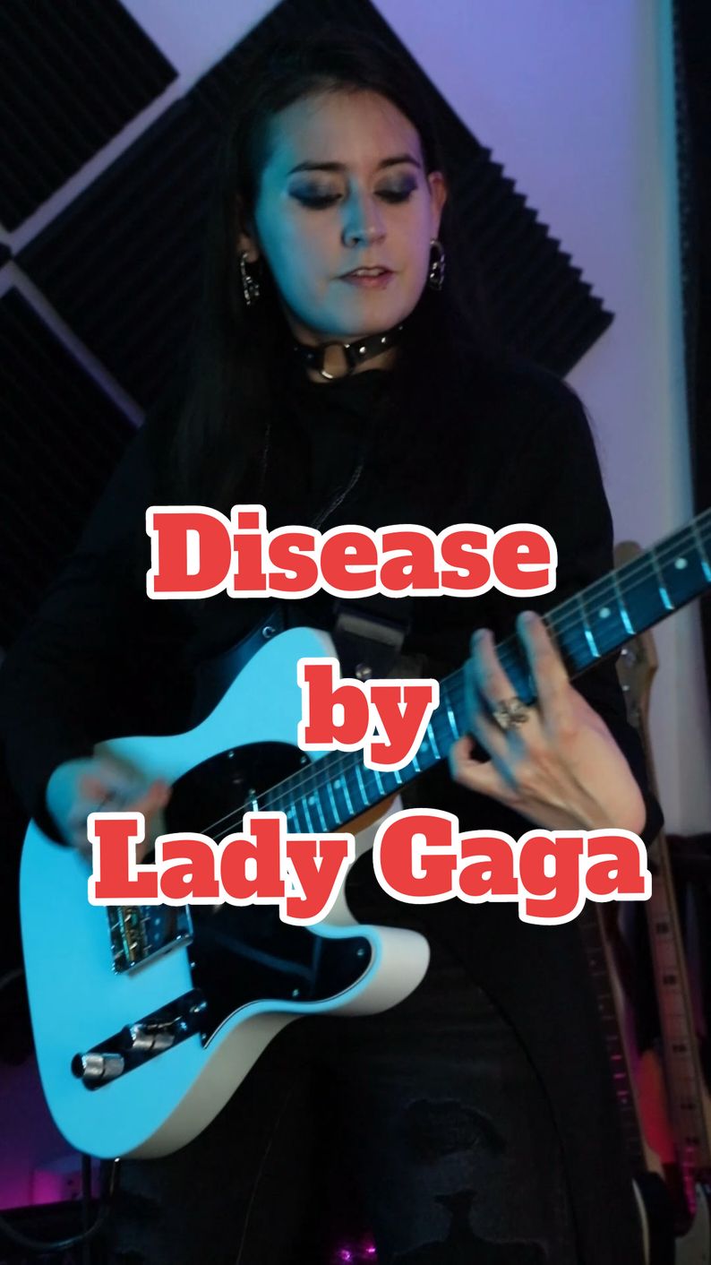 Disease but make it ROCK @ladygaga   #ladygagadisease  #guitarsolo #fender #telecaster #andycrimson