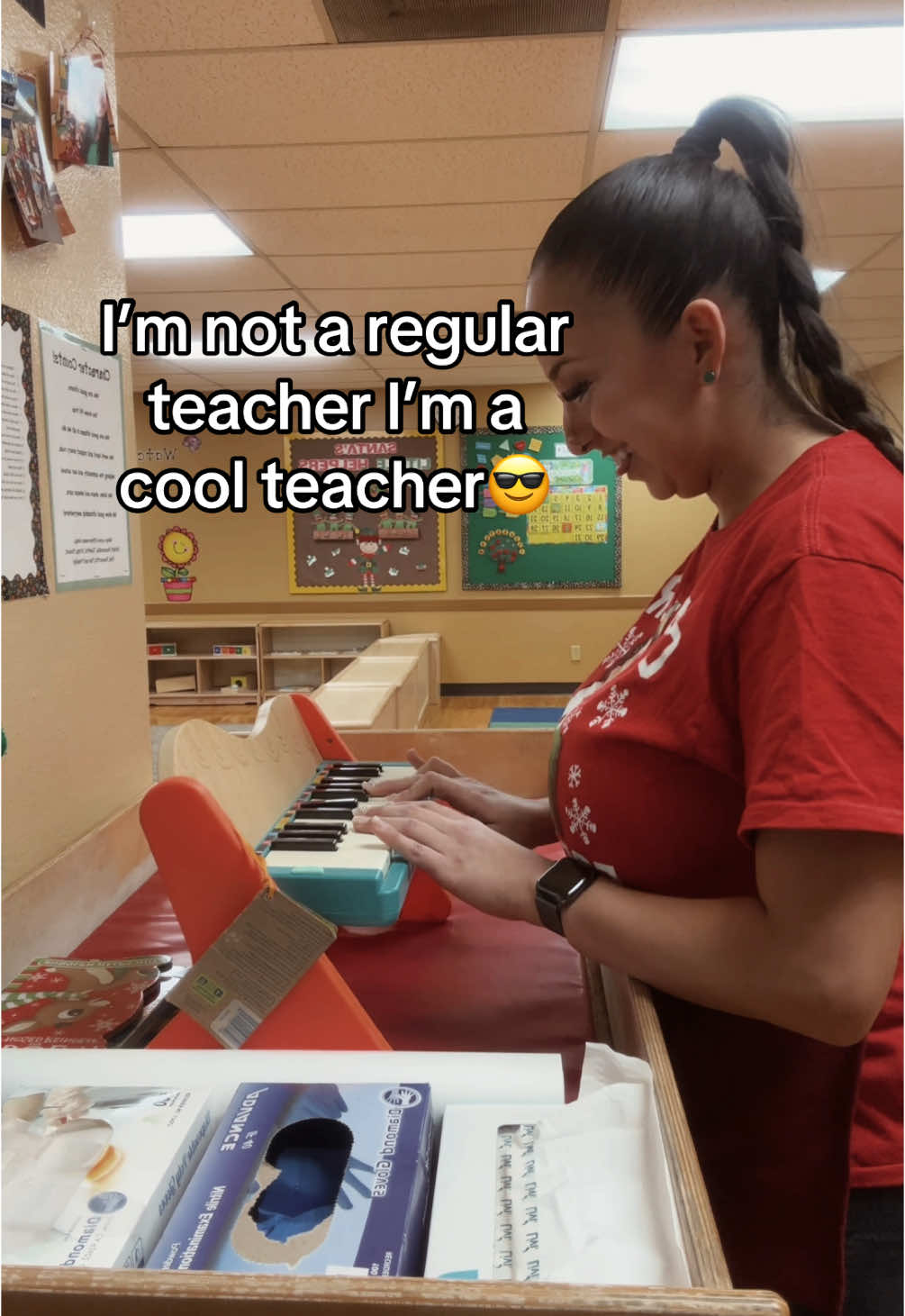 😎😎😎 #mikesherm #teacher #toddlerteacher #coolteacher #piano #fyp #foryou #xyzbca 