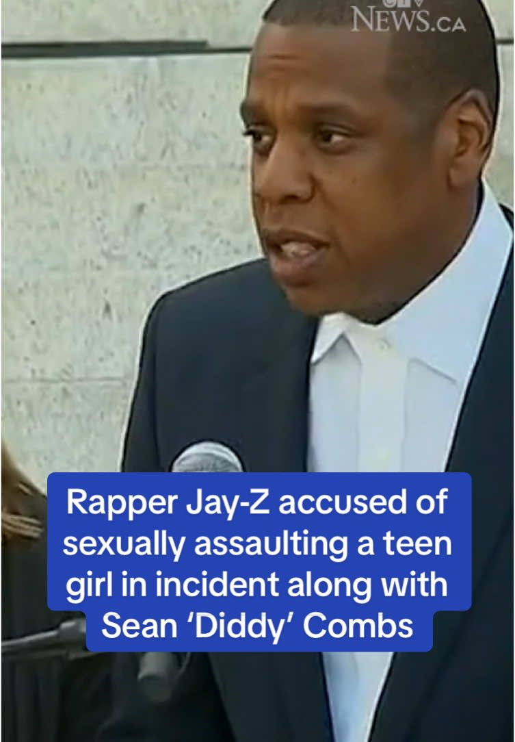 Rapper Jay-Z has been accused of sexually assaulting a 13-year-old girl in 2000 alongside Sean Diddy Combs. #ctv #ctvnews #jayz #jayznews #jay-znews #assault #allegations #assaultallegations #seandiddycombs #diddy