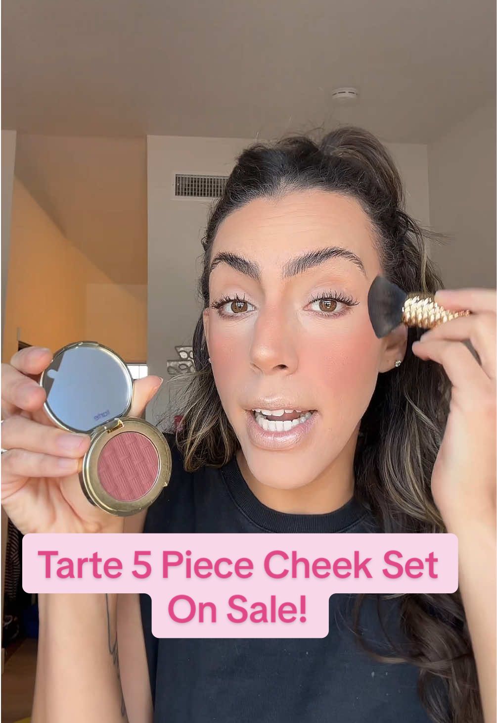 $27 for these @tarte cosmetics blushes in the amazonian clay cheek set is INCREDIBLE! Theyre so pigmented and make for a great gift or stocking! stuffer! #tarteblush #blush #makeuphacks #tartecosmetics #tartebundles #tiktokshopblackfriday #tiktokshopcybermonday #spotlightfinds #tiktokshopholidayhaul #tiktokshopholidaydeals