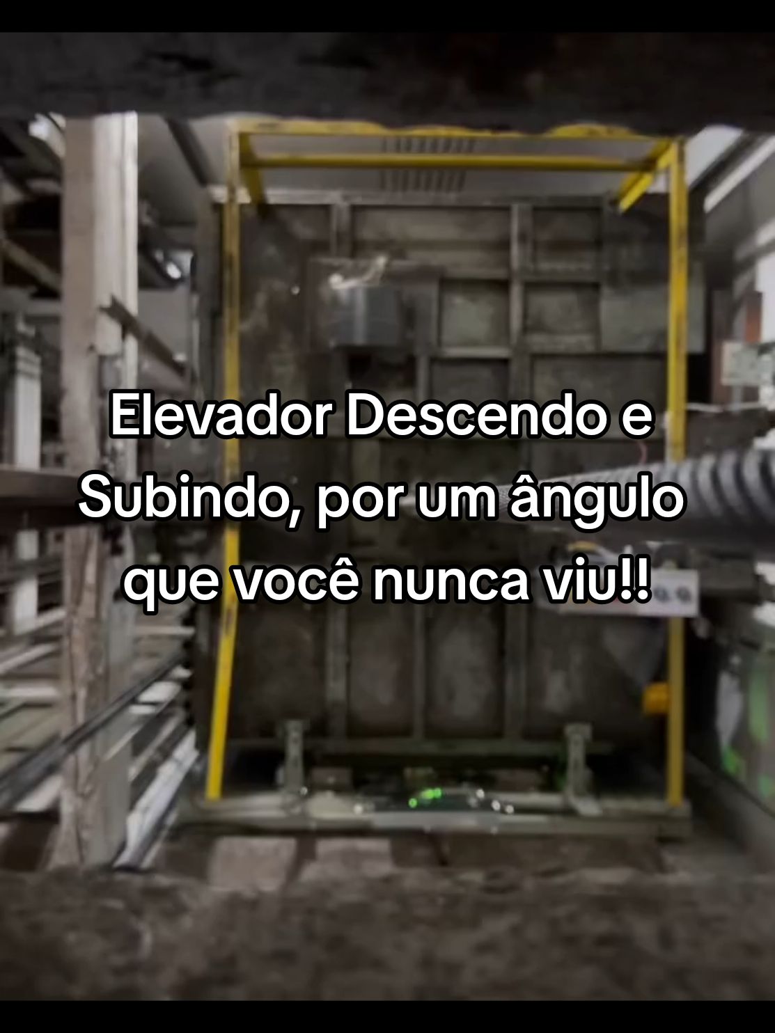 Elevador Descendo e Subindo, por um ângulo que você nunca viu!! #grupoelevadoresbrasil ##manutenção #técnicoelevador #foryou #fortouyoupage #fyp #paravoce #pravoce #viral #videoviral #trend #trending #elevadores #elevador #elevators #elevator #ascensori #aufzüge #lift #acensores #CapCut #2023 #2024 #presonoelevador #segurança #safety #rescue #resgate 