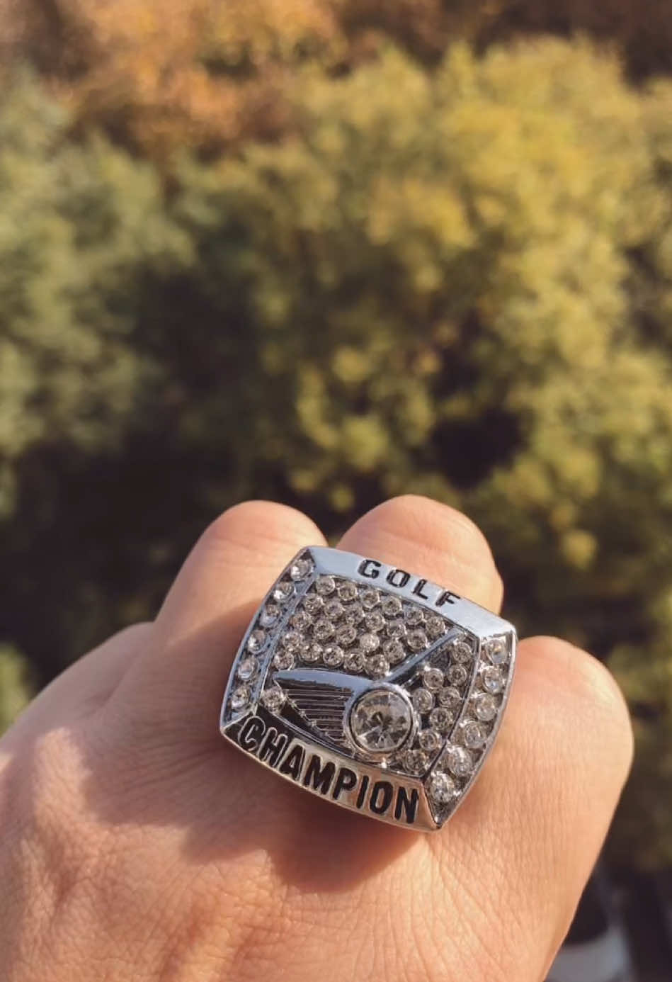 Golf championship ring #golftiktok #golflife #golf winner awards #golf trophy golf ring #golf funnyring