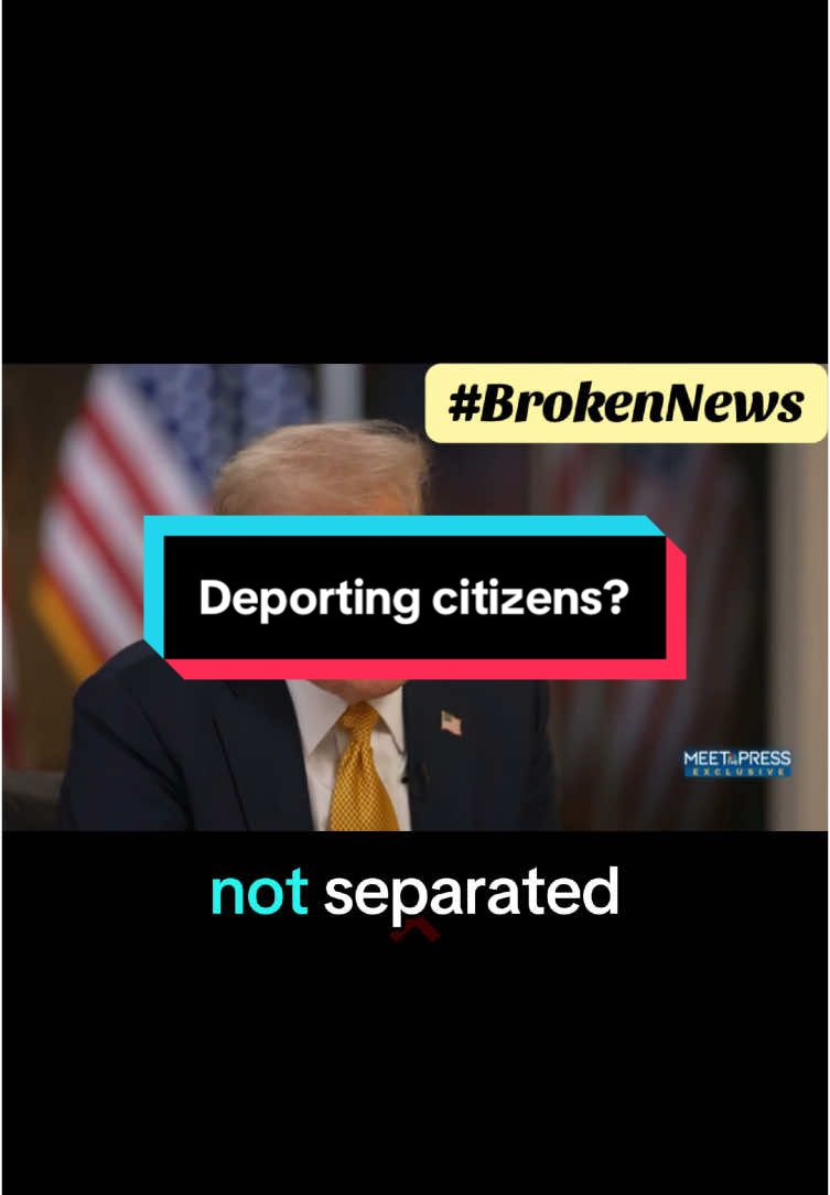 BROKEN NEWS MASS DEPORTATION PLANS #unitedstates #Brokennews #breakingnews #MeetThePress @nbcnews  @BROKEN NEWS 📰  @BROKEN NEWS 📰 