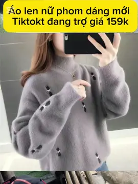 Áo len lông nữ mẫu mới vế#xuhuong2024tiktok❤️🌈 #TryItWithTikTok #thoitrangnu #xuhuong 