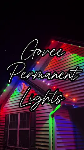 It’s not too late to have the coolest lights in the neighborhood 🏠🎄 #christmas #lights #govee #goveelights 
