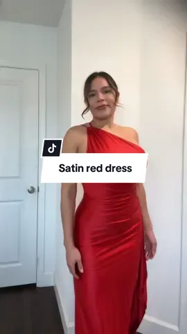 Do you guys thinkbhe liked my dress? 😅🤭❤️❤️❤️ this is definitely one of my favorite dresses for sure!  . #holidaydress #dressesforwomen #tiktokshopholidaydeals #giftsforher #christmasdress 