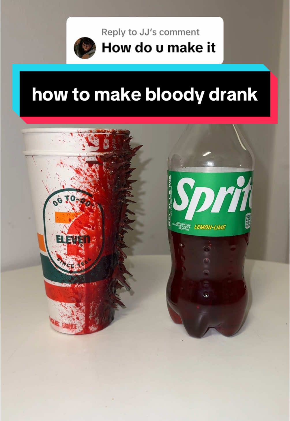 Replying to @JJ how to make evil 7 eleven cup