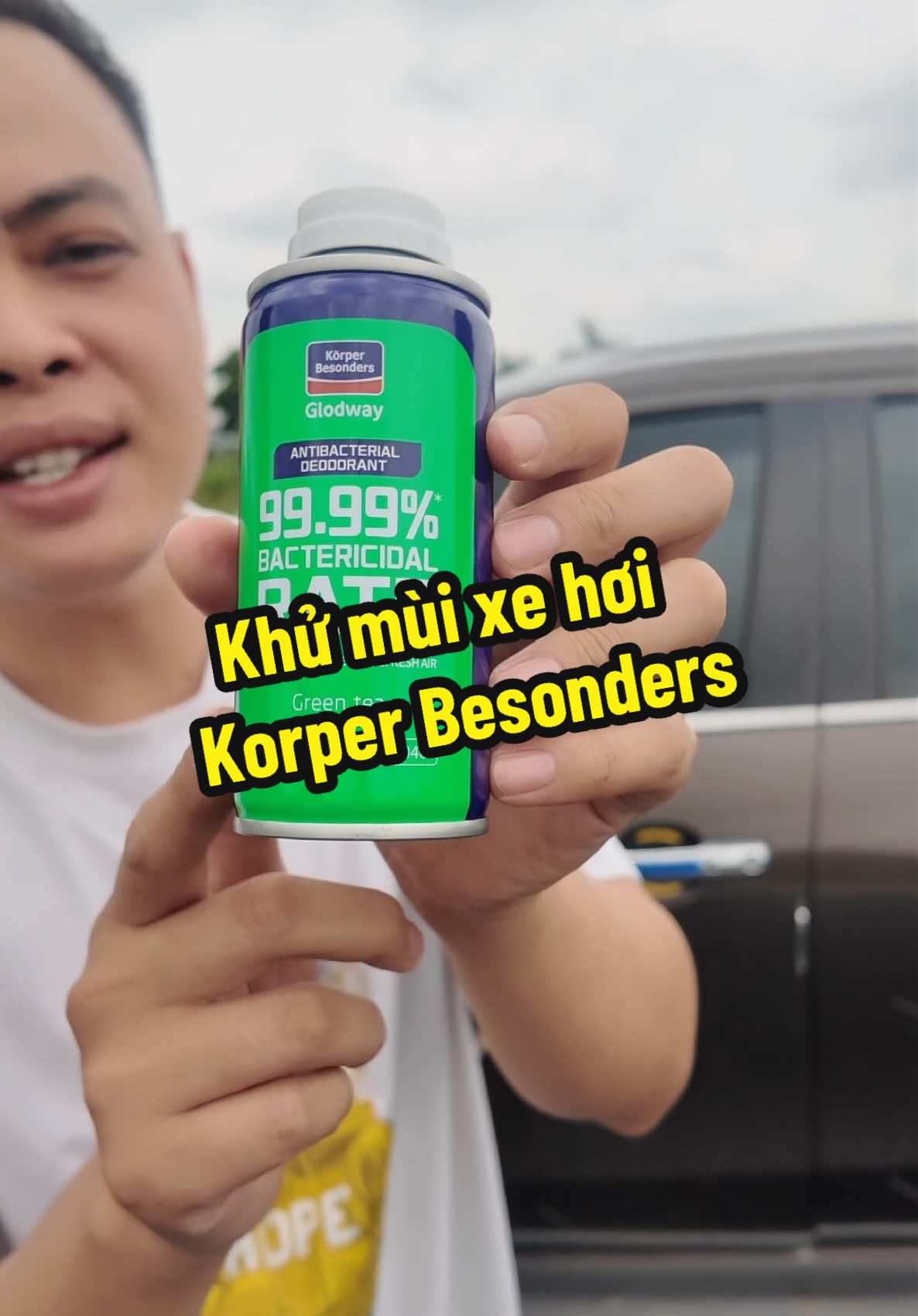 Khử mùi xe hơi công nghệ đức #anhthereview #kocnet #xitkhumuixehoi #korperbesonders #chamsocxe 