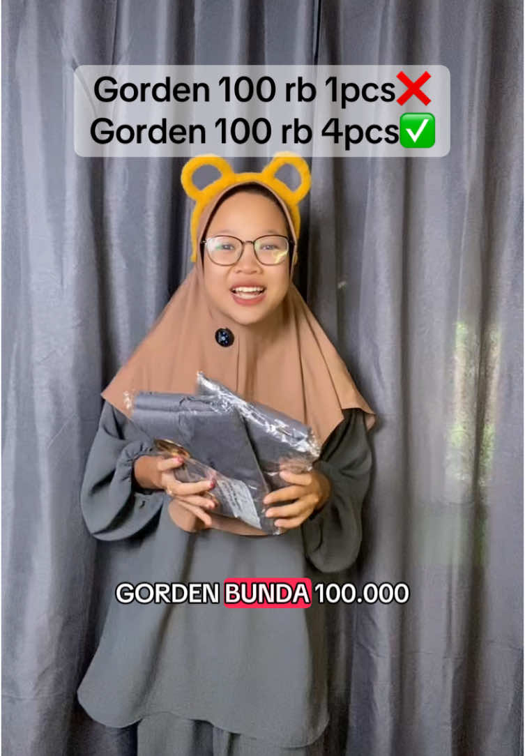 Promo paket hemat gorden 100rb 4pcs😭🔥#gorden #gordenpintu #gordenmurah 