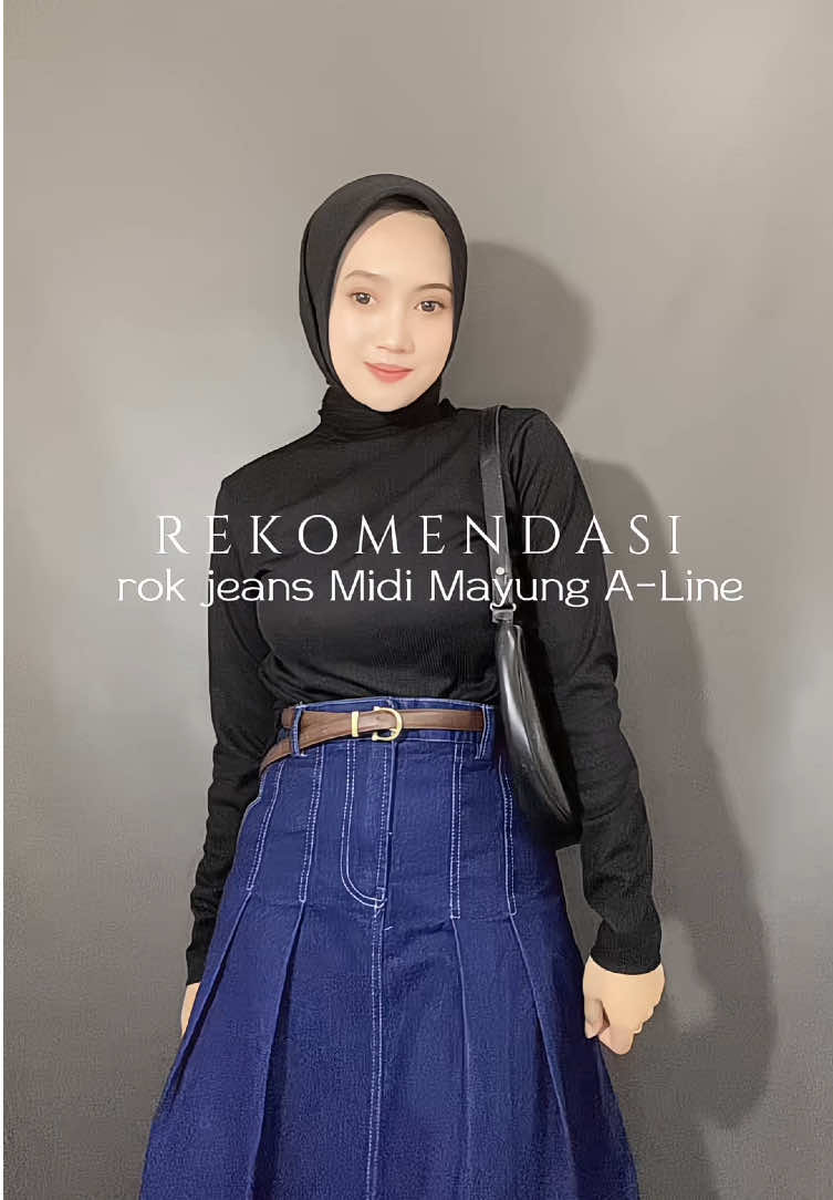 rekomendasi bgt rok nya🫰🏻✨ #rokjeans #outfitideas 