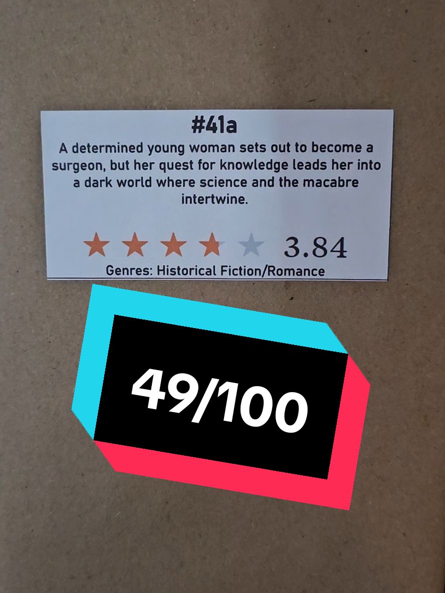 49/100 on the TBR Shelf #tbrpile #bookish #books #physicaltbr #tbrchallenge #BookTok #bookreview #bookreviews #goodreads #romancebooks #fantasybooks #tbrshelf 