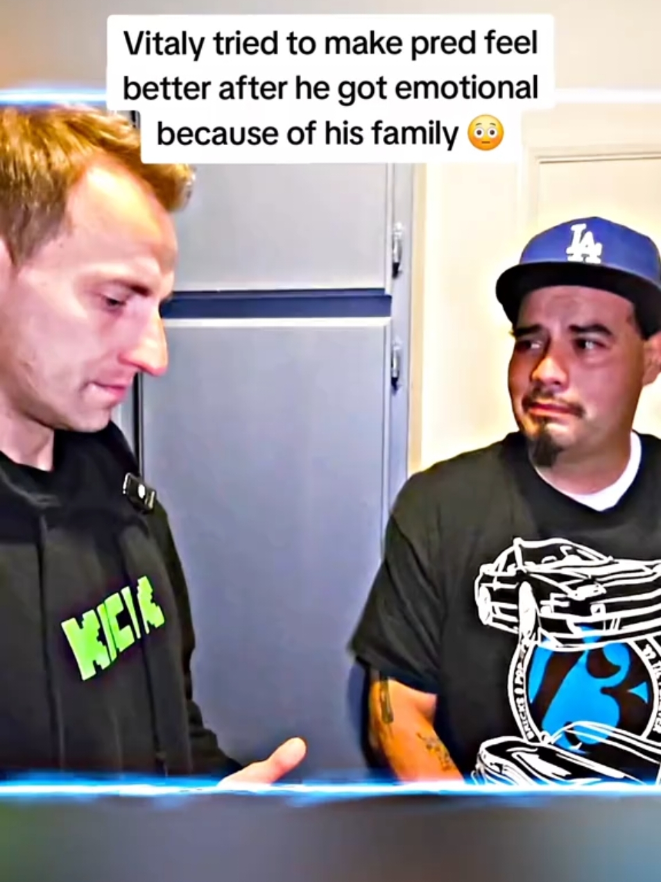 Vitaly tried to make pred feel better after he got emotional because of his family 😳 #vitaly #vitalyclips #clipsuniversity