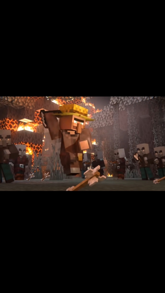 the creaking_villager vs pillager #fyp #Minecraft #animation #tiktok #semogafyp 