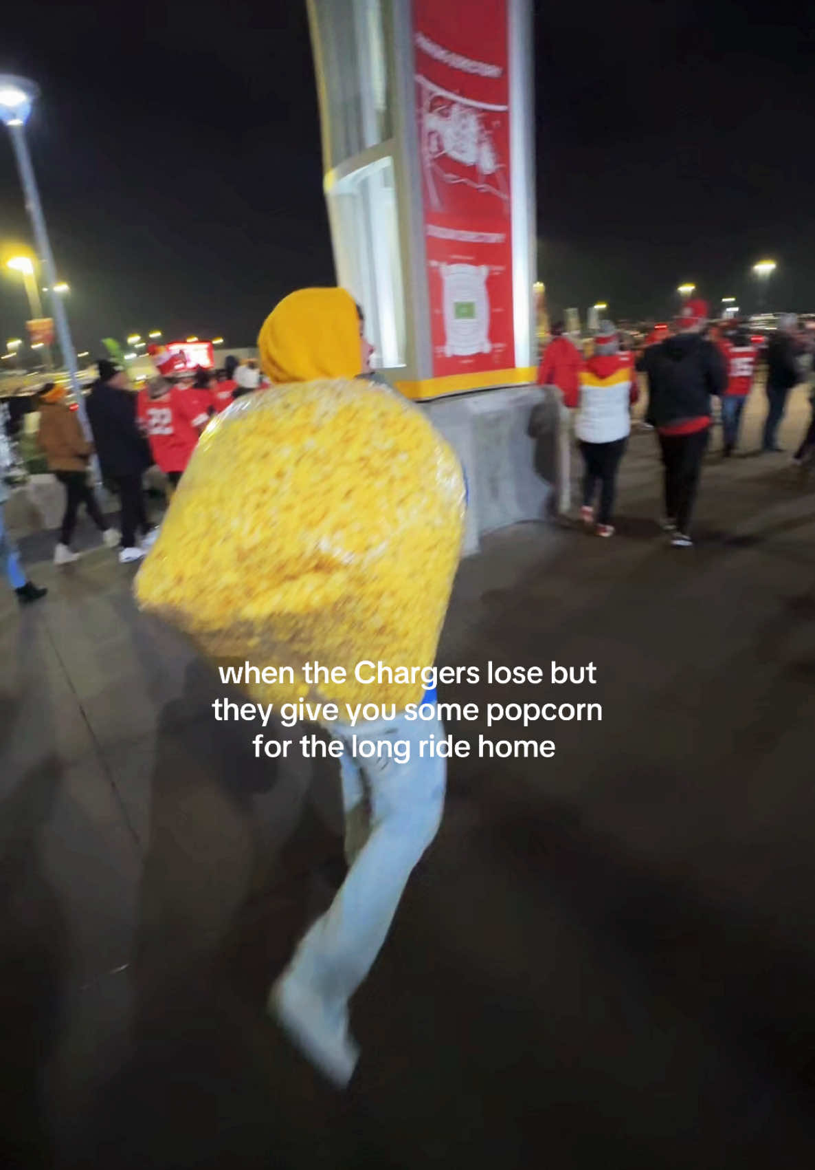 thanks for the consolation prize @Chiefs   #lachargers #snf 