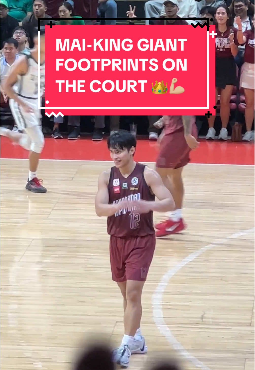 MAI-KING GIANT FOOTPRINTS ON THE COURT 👑💪🏻 JD Cagulangan may not tower, but his impact is HUGE! With 13 points, 5 assists, 4 rebounds, 1 steal, and 2 blocks, he showed that heart and hustle always outweigh size. A true point guard with a big game! 🔥 #UPFight  #WearYourPride #StrongerBetterTogether #UPMBT #UAAPSeason87 #JDCagulangan 