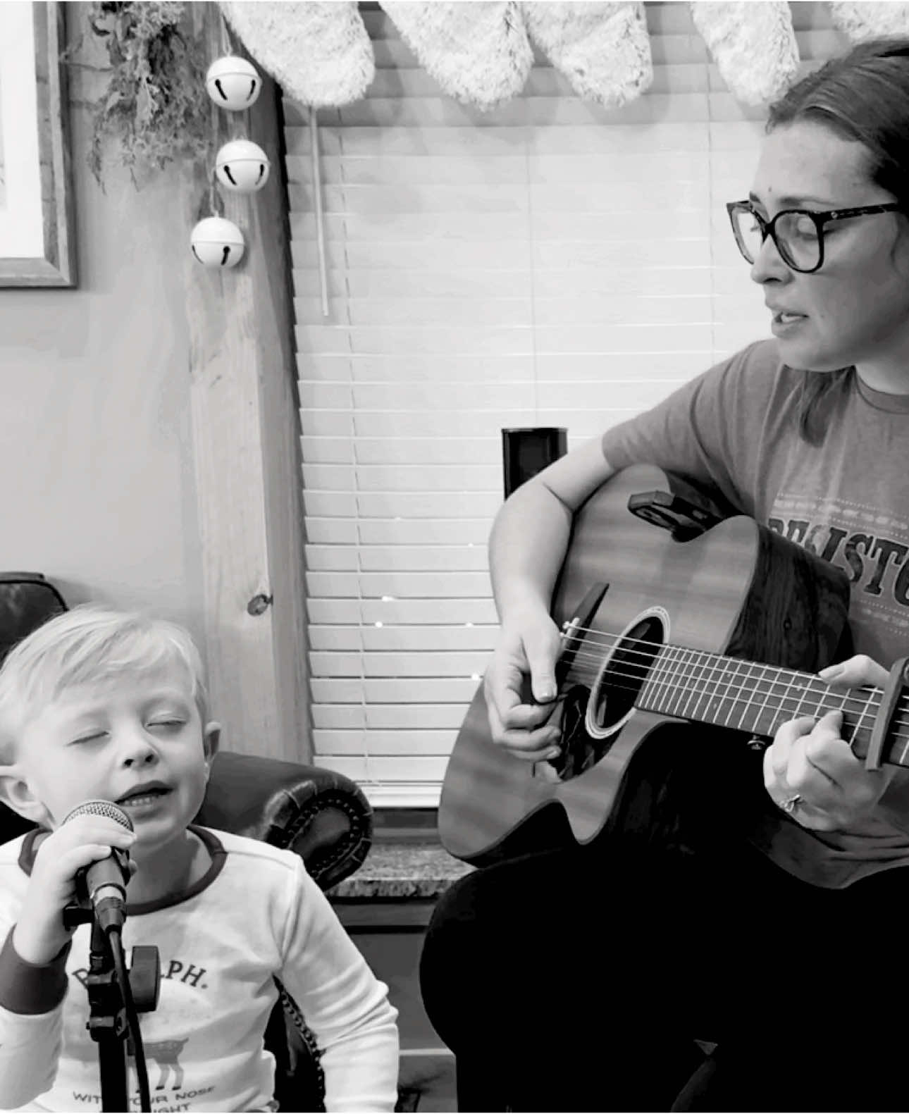 This boy was tired from a full weekend, but he asked to sing this song… i wont ever turn that down.  #momandsonduo #littlesinger #littlecowboy #goodnessofGod 