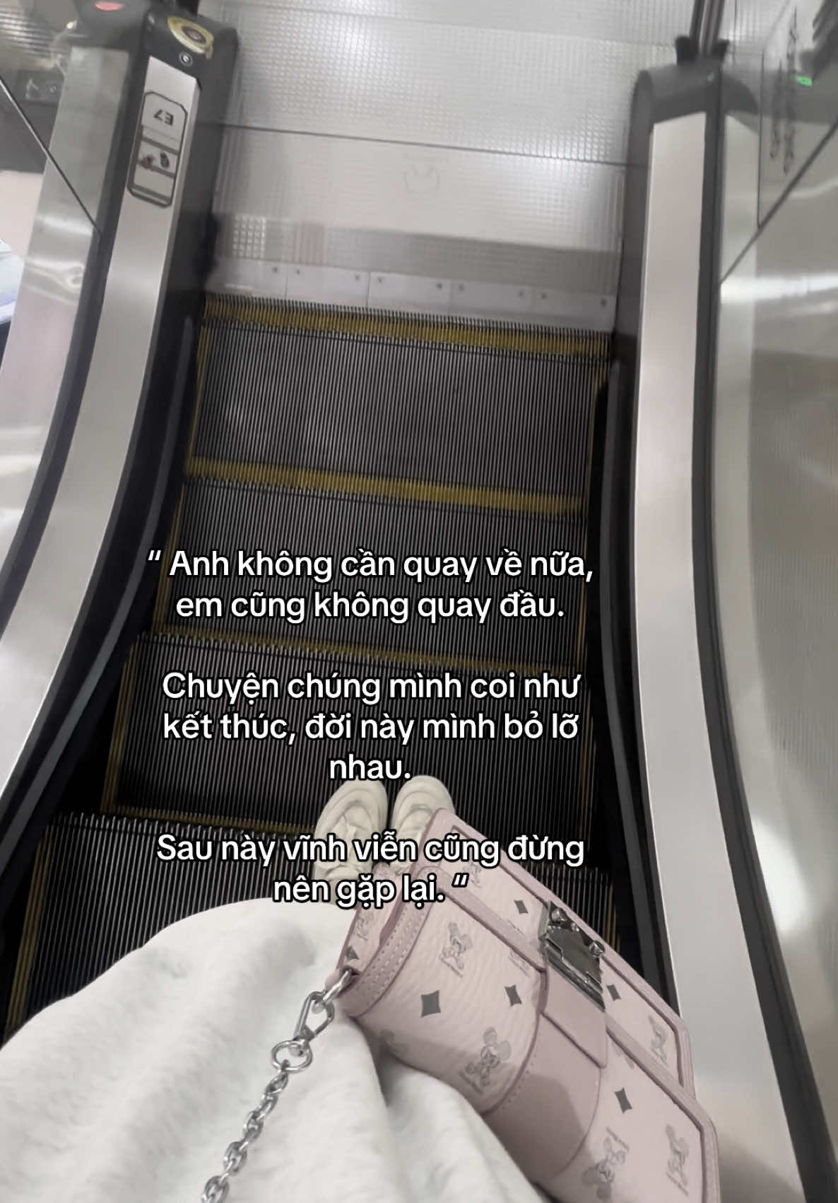 “ Anh không cần quay về nữa, em cũng không quay đầu. Chuyện chúng mình coi như kết thúc, đời này mình bỏ lỡ nhau. Sau này vĩnh viễn cũng đừng nên gặp lại. “ #xh #fyp #tamtrang 