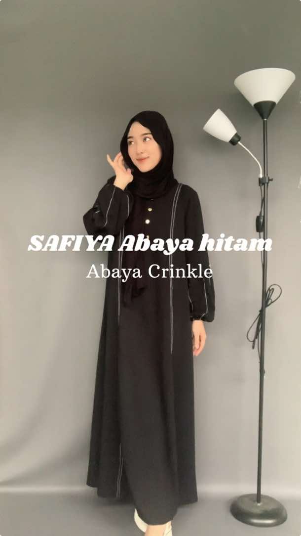 Abaya MURAH yg bikin Tampil cantik dan elegan trs cocok acara formal/non formal ini nih🫵🏻🫵🏻 #abaya #abayacrinkle #abayagirls #fyp 