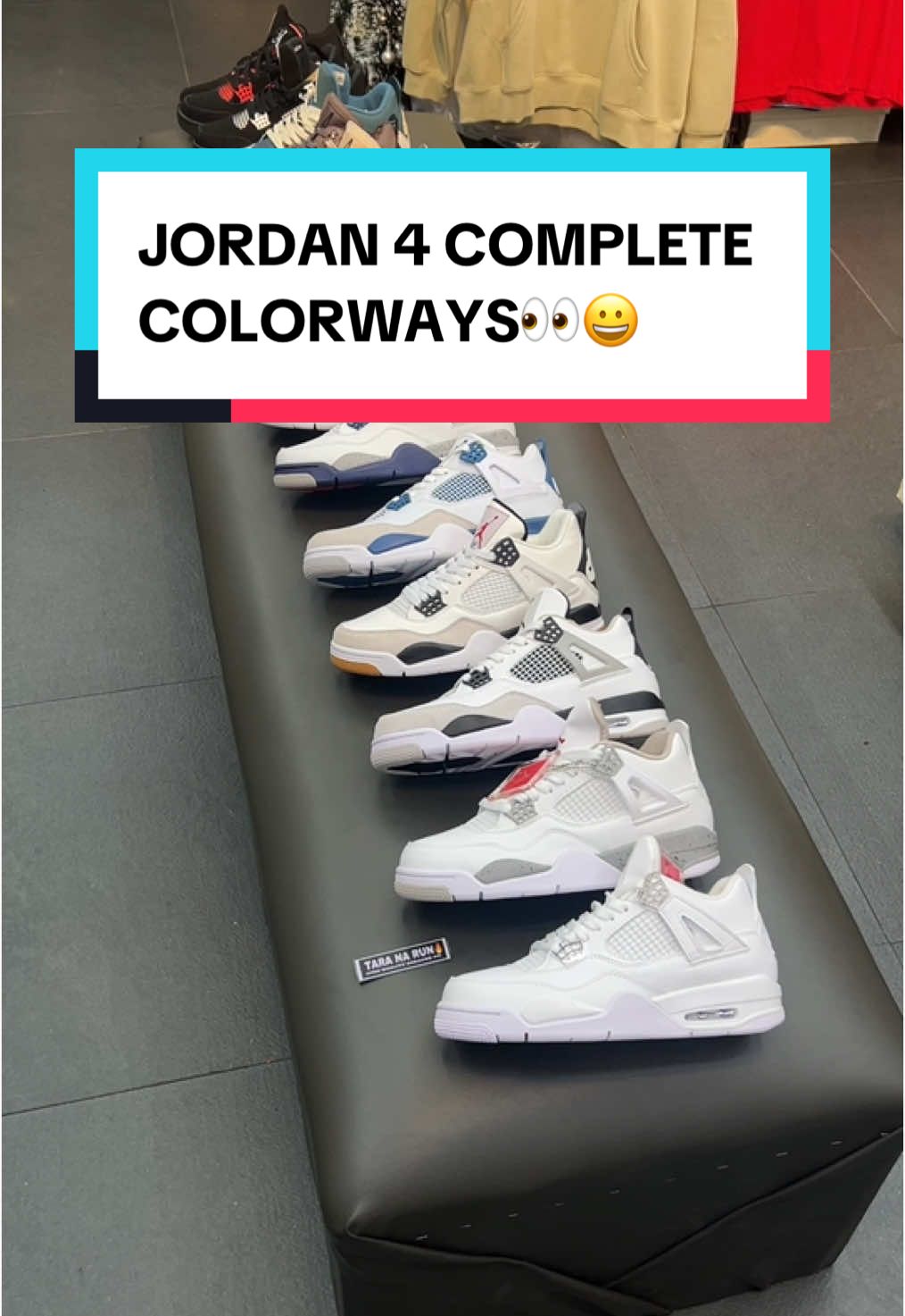 JORDAN 4 COLORWAYS🥰♥️#viral #fyp #foryou #shoes #sneaker #best #JORDAN4