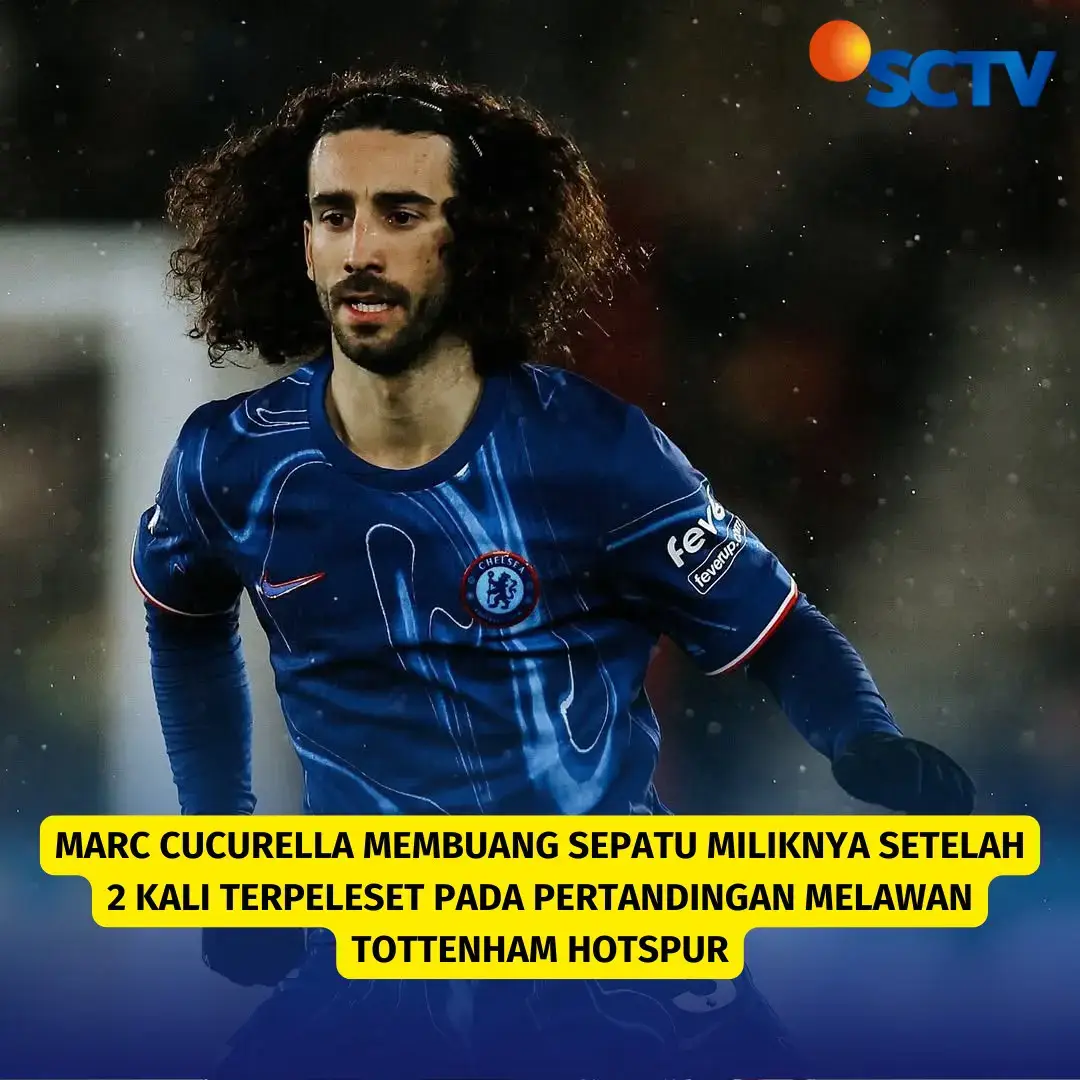 Marc Cucurella terlihat membuat story di instagram miliknya membuang sepatu yang membuat dirinya terpeleset 2 kali pada pertandingan melawan Tottenham hotspur!  Gimana menurut kalian apakah ini benar salah sepatunya? 🤔 #SCTVSports