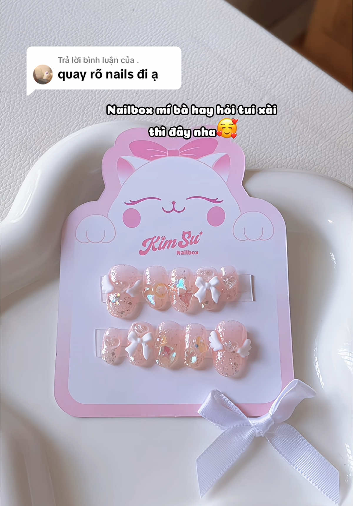 Trả lời @. #nailbox #kimsunailbox #tiemnailnhakim #nailboxgiare #nailboxthietke #nailboxdep #unboxing #goclamdep #hoang_anh166 
