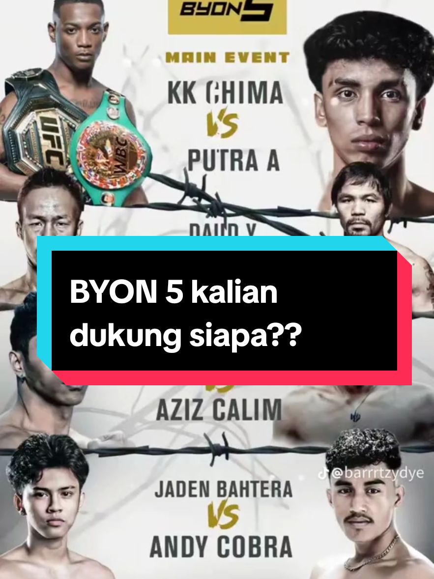 BYON 5 mendatang, fighter yg akan bertanding👉#byoncombat #boxing🥊 #faighter👊 #trendingtiktok #salamtoleransi #salamolahraga🇮🇩 