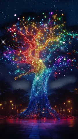 光る木✨ #aiart #wallpaper #4kwallpaper #Illumination