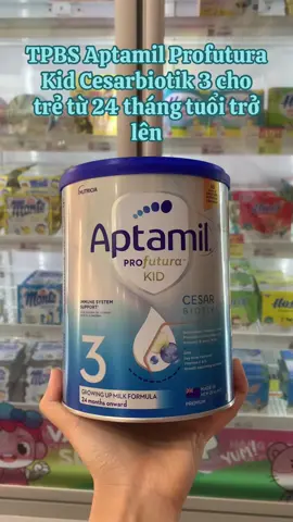 Aptamil Profutura kid cesarbiotik 3 cho trẻ từ 24 tháng tuổi trở lên. Với Synbiotic và các dưỡng chất khác giúp tăng cường hệ miễn dịch và đường ruột khoẻ mạnh, sản phẩm cũng phù hợp hỗ trợ dinh dưỡng cho trẻ sinh mổ  #tiktokviral #xuhuong #sua #suachobe #suaaptamil #aptamil #aptamilprofutura #aptamilnewzeland 