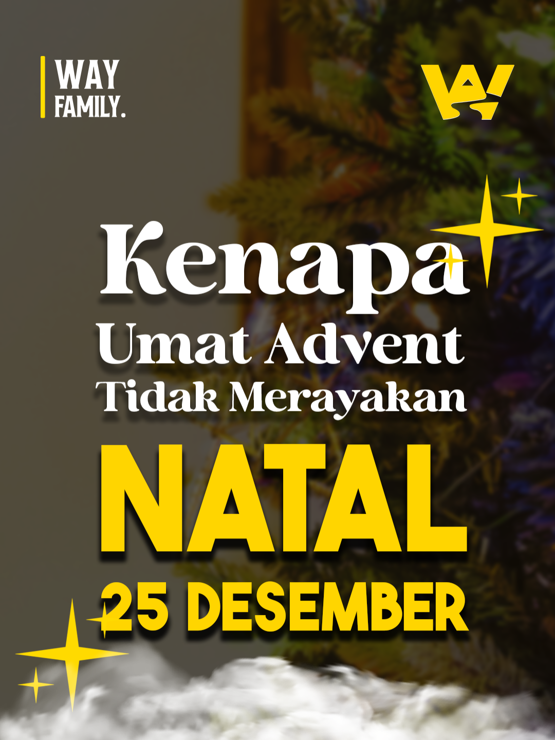 Natal 25 Desember, Bagi Umat Kristen Advent👇 Secara umum, Gereja Advent Hari Ketujuh tidak menetapkan tanggal 25 Desember sebagai hari khusus yang harus dirayakan secara liturgis. Namun, gereja ini mengakui pentingnya merayakan kelahiran Kristus sebagai momen spiritual.  ❤️ Gereja Advent menyadari bahwa Alkitab tidak mencatat tanggal pasti kelahiran Yesus, dan tanggal 25 Desember berasal dari tradisi gereja di abad-abad awal yang mungkin dipengaruhi oleh perayaan pagan seperti Saturnalia. ❤️ Bagi banyak orang Advent, Natal adalah kesempatan untuk merenungkan dan merayakan kelahiran Kristus, meskipun tanggalnya mungkin tidak tepat. ❤️ Mereka memandangnya sebagai waktu untuk berbagi kasih, menunjukkan perhatian kepada orang lain, dan memperkuat iman kepada Yesus sebagai Juruselamat. ❤️Gereja Advent sering mengingatkan jemaat untuk tidak terjebak dalam komersialisasi Natal yang dapat mengalihkan perhatian dari makna rohaninya. ❤️Fokus utamanya adalah Natal menjadi waktu untuk memberikan persembahan kepada Tuhan, mengajarkan anak-anak tentang kasih Yesus, dan memperkuat iman.  ❤️Ellen G. White, salah satu pendiri Gereja Advent, menulis bahwa meskipun tanggal kelahiran Kristus tidak diketahui, merayakan Natal dengan cara yang benar dapat digunakan untuk memuliakan Tuhan. ❤️Disarankan agar melakukan pada pelayanan kepada sesama, terutama bagi mereka yang membutuhkan. Semoga membantu, Tuhan Yesus Memberkati kita semua Jangan lupa Follow, Like and Share #way #bibleverse #natal #christmas #adventist