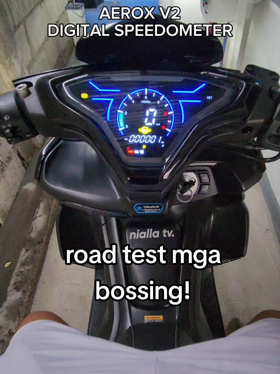 siyempre road test din natin mga bossing! #aeroxv2 #digitalspeedometer #odometer #onyx2point0 #niallatv 