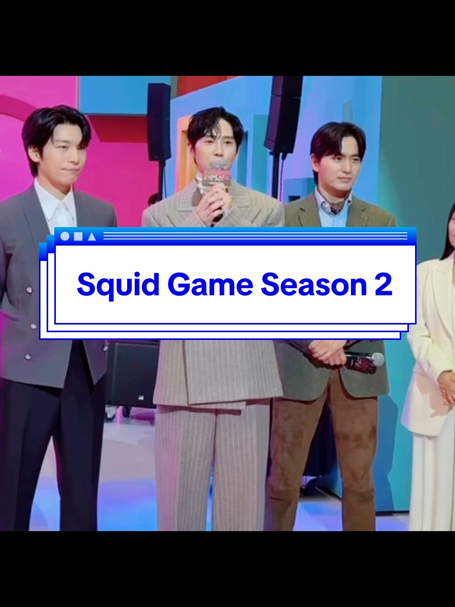 “Squid Game” returns for Season 2!  Actors Lee Jung-jae, Lee Byung-hun, Wi Ha-Jun, Jo Yu-Ri, Im Si-wan, Park Gyu-young, Park Sung-hoon, Kang Ha-neul and Lee Jin-wook each brought their fashion A-game to the exclusive screening of the new season.  Stay tuned to the official release on December 26! #squidgame2  #Squidgame 