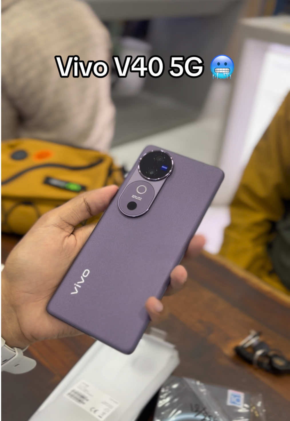 Vivo V40 5G Layar Curved Cakep polk💙👾  #vivo #vivov40 #vivov405g #vivoindonesia #gedankcell #gedankcellkraksaan 