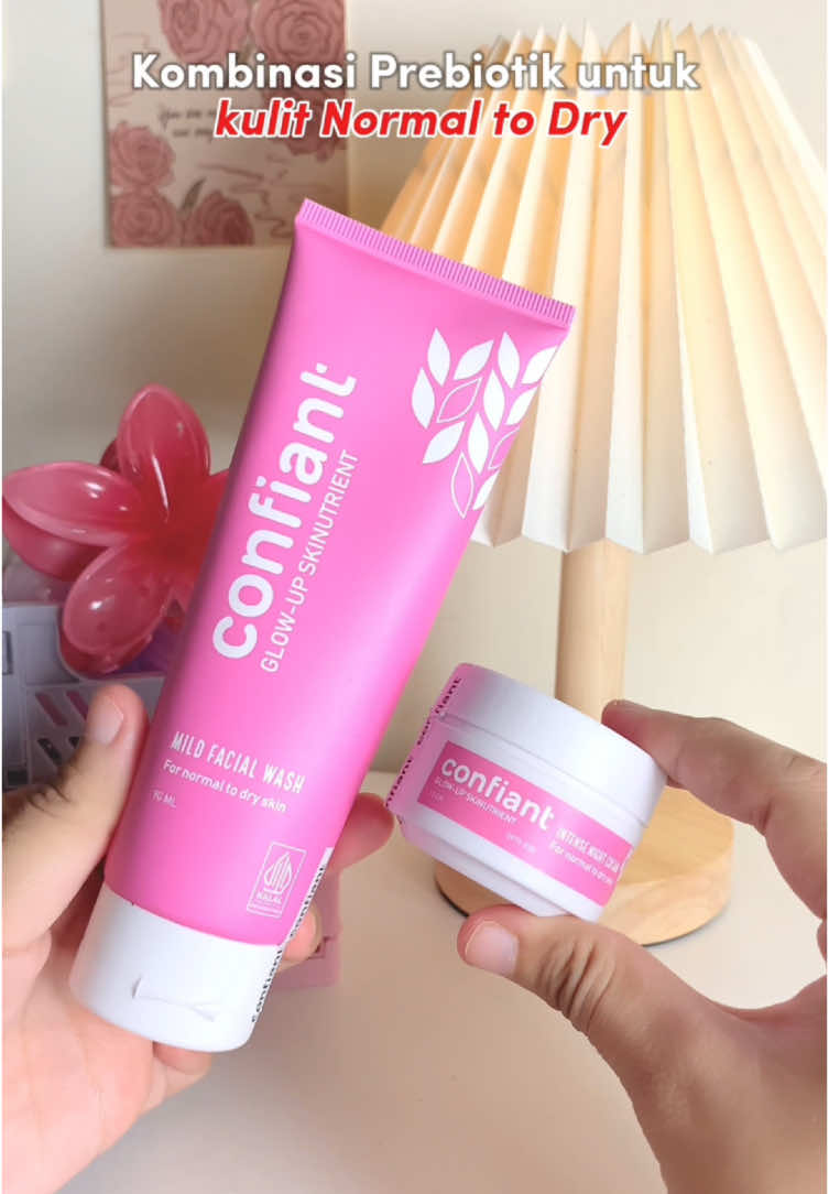 paling suka sama facial washnya yang lembut bgt & ga ada busaa jadi bikit kulit seimbang & lembab🥺🤍 @Confiant Indonesia  #skincare #confiant #prebioticskincare #confiantfordryskin 