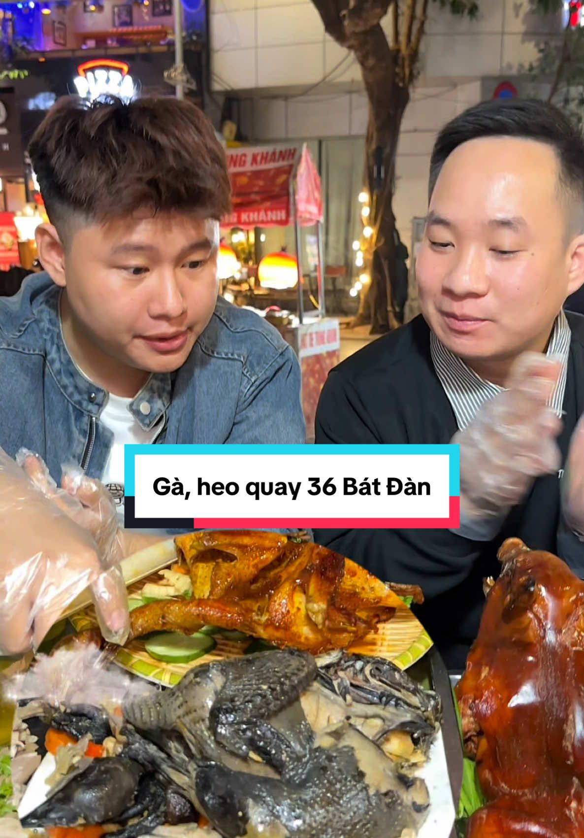 Ngồi vỉa hè ăn gà hấp bao tử, gà quay với cả lợn sữa quay 😆😆😆 #pengocne #vrmgr #reviewfood #ancungtiktok #LearnOnTikTok 