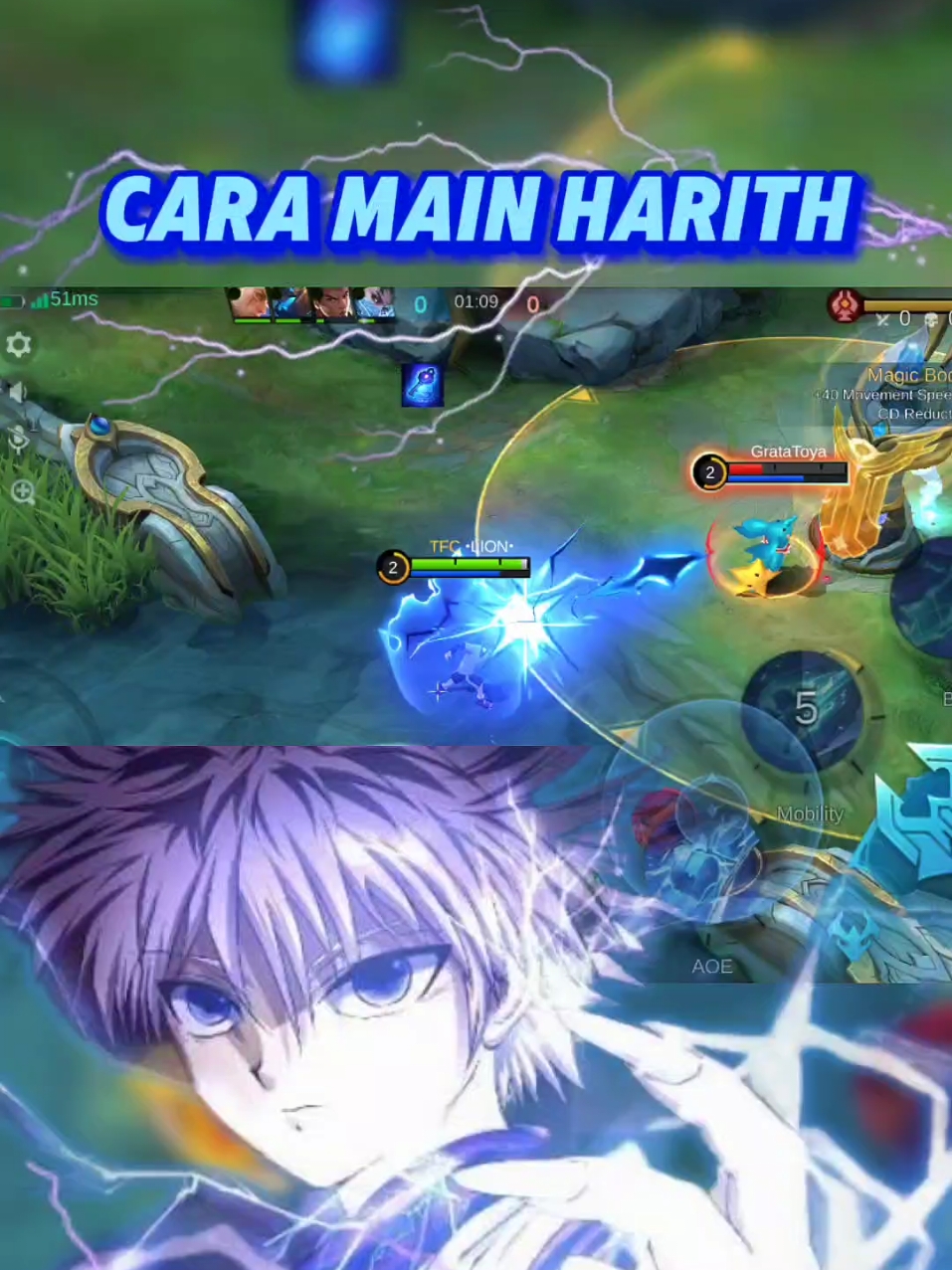 begini caranya bermain harith #mobilelegendsbangbang #fyp #viral 