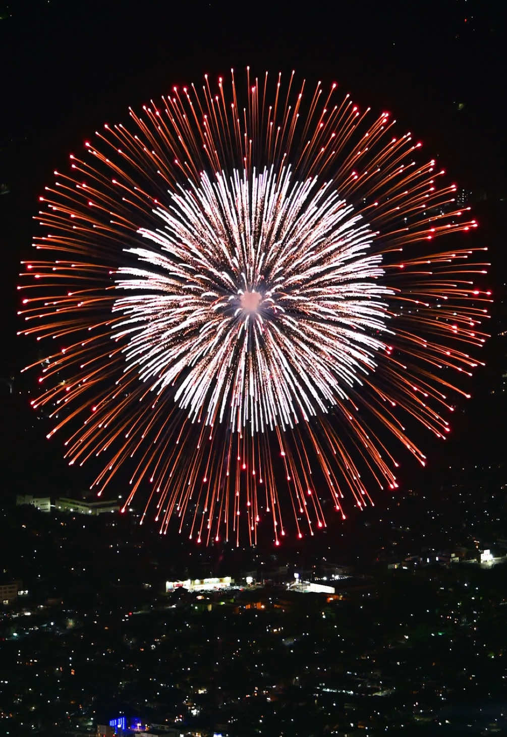 秩父夜祭の花火🥰🎇