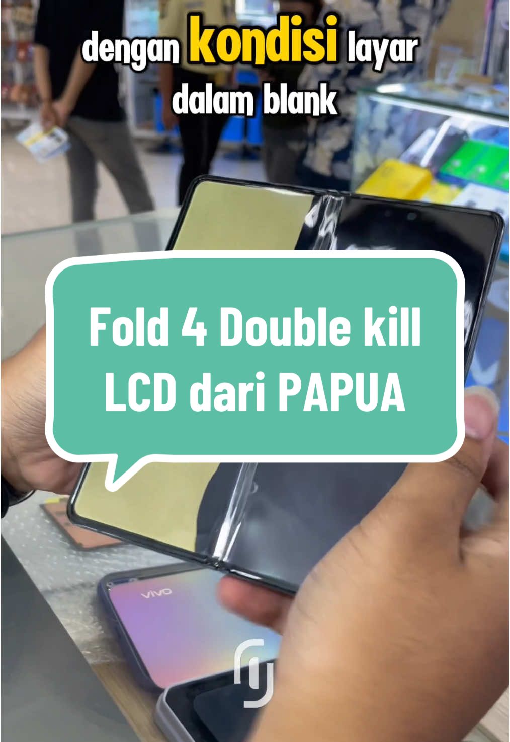 Fold 4 dikirim dari Timika Papua #samsung #servicehp #repairingadget 