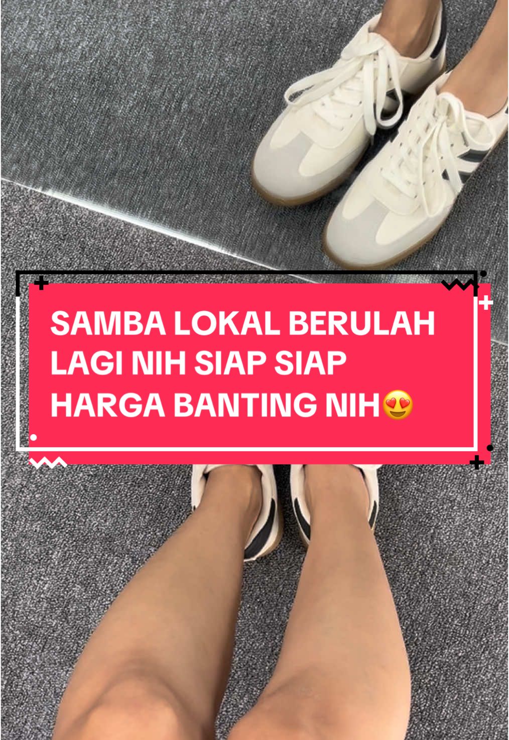 siapin besok ada harga spesial buat si samba lokal ini 😍#sepatumurah #sepatuwanita #sneakerscollection #sepatusneakers #sepatuimport #sepatuguenih #fypage #LIVE #LIVEhighlights #SiapaSangka 