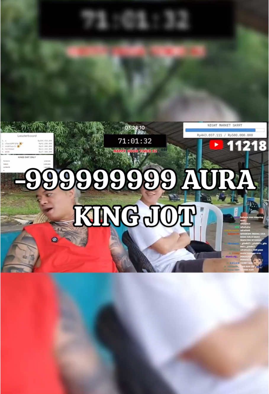 -999999 AURA GINI SIH KING JOT @YB @tierison @Yukatheo @Garry Ang #yb #rezaarap #rezaoktovian #tierison #yukatheo #garryang #mabokmakan #marapthon #weareaaaclan #aaaclan 